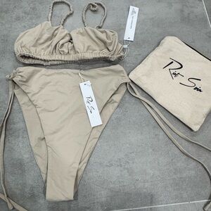 Riot Swim Coconut Bikini with Matching Pouch